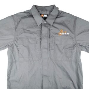 511 Tactical Shirt Mens Size Large Titan Fuel Tanks Ripstop Short Sleeve